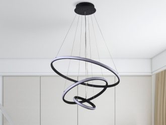 LED závesná lampa na lanku + diaľkový ovládač 90W