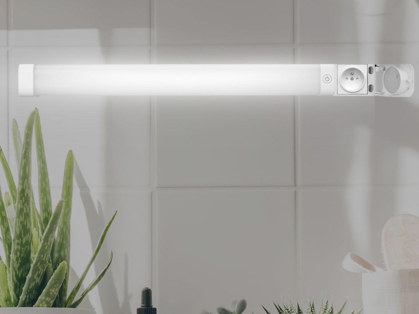 LED lineárne svietidlo so zásuvkou 15W / IP44 / 600 / CCT - LNL7621/WH – Obrázok 6