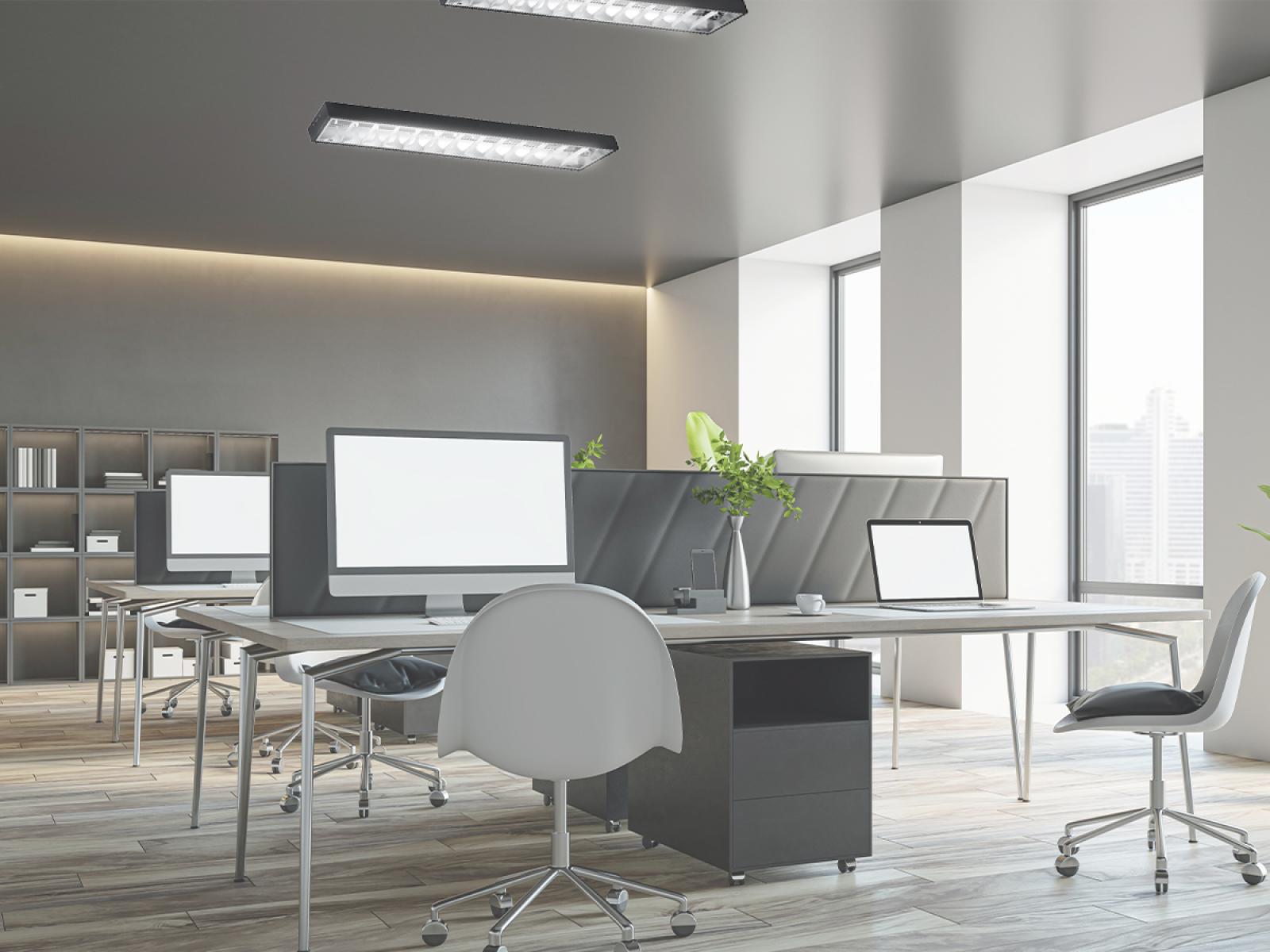 Čierne žiarivkové prisadené svietidlo na 2 x T8 ( 120cm LED trubica ) - TL302B – Obrázok 5