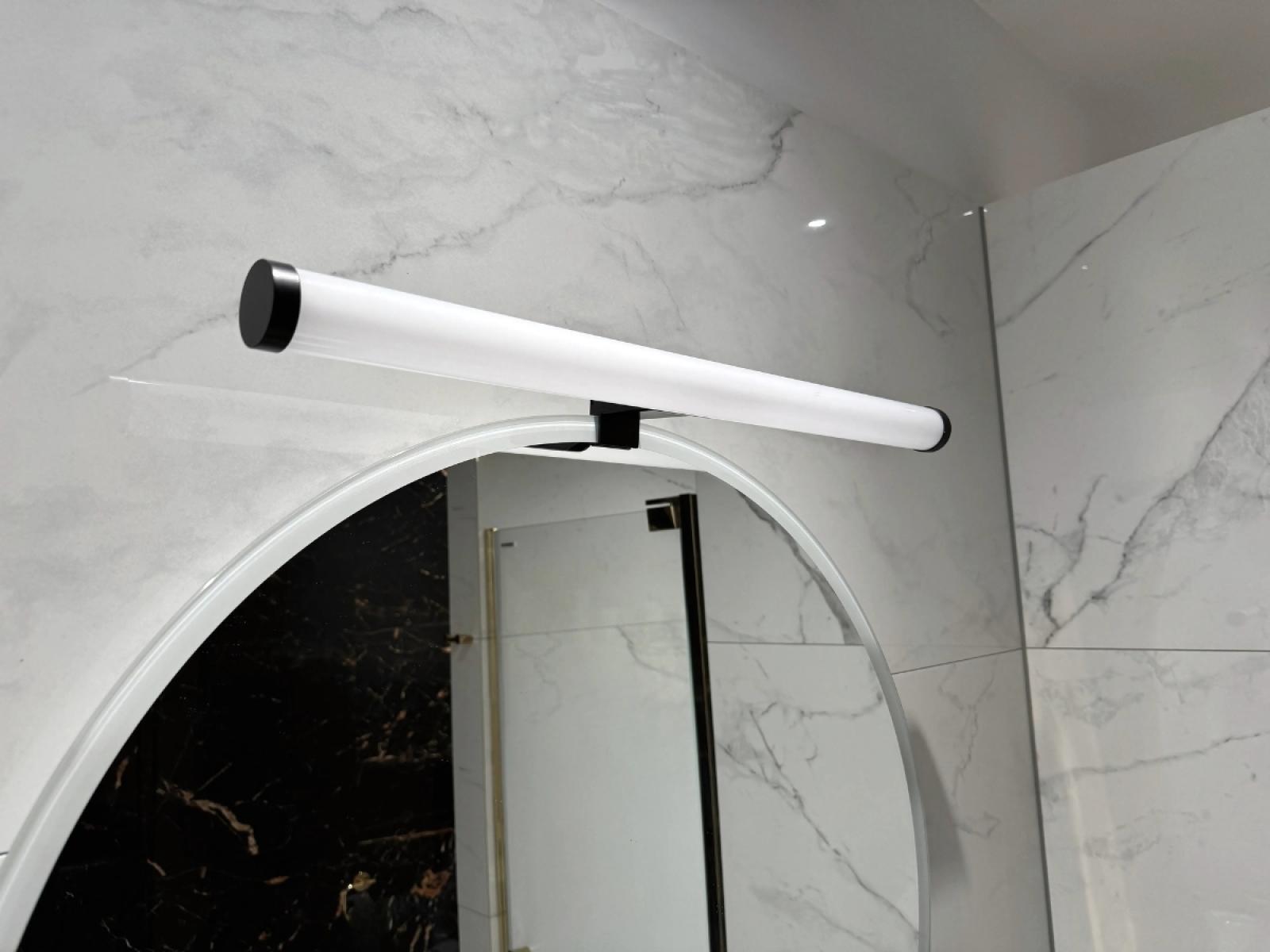 LED kúpeľňové svietidlo 12W / IP44 / 600 / 4000K - LNL7722/BK – Obrázok 2