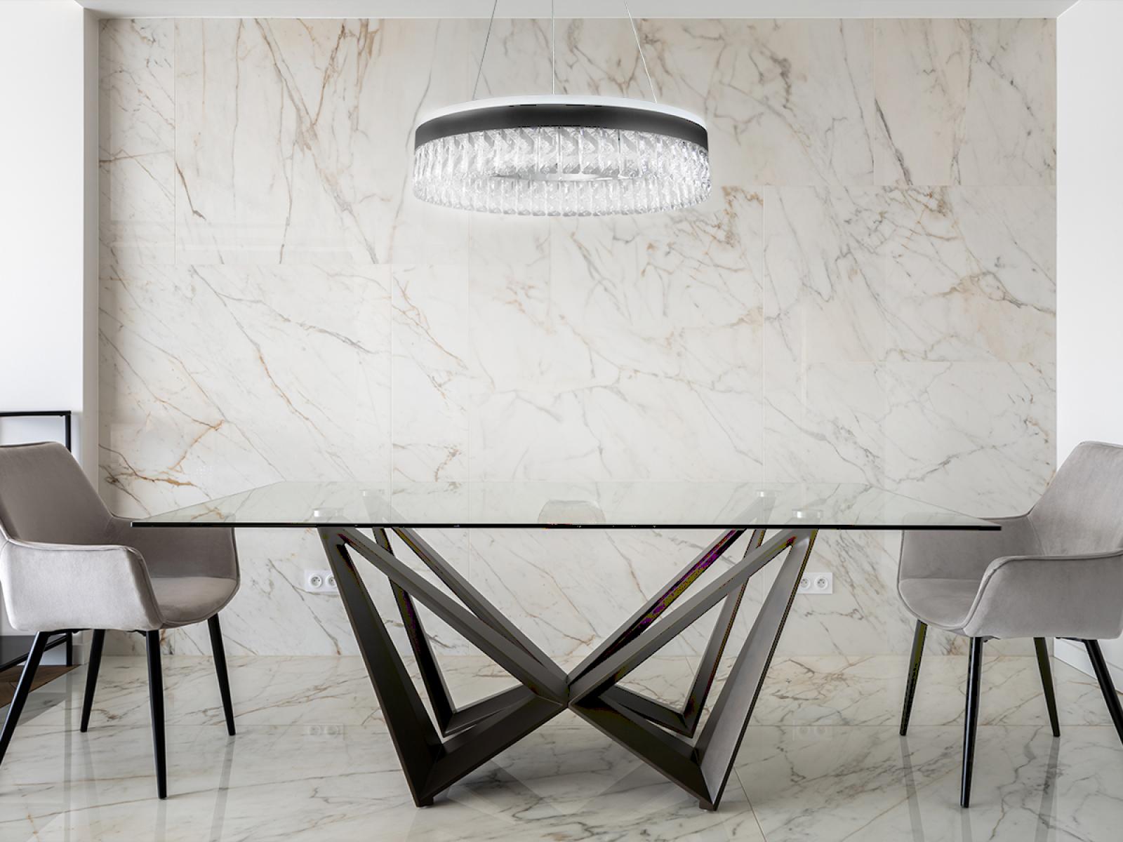 LED luxusné závesné krištáľové svietidlo s diaľkovým ovládačom 90W - TA2300/B – Obrázok 8