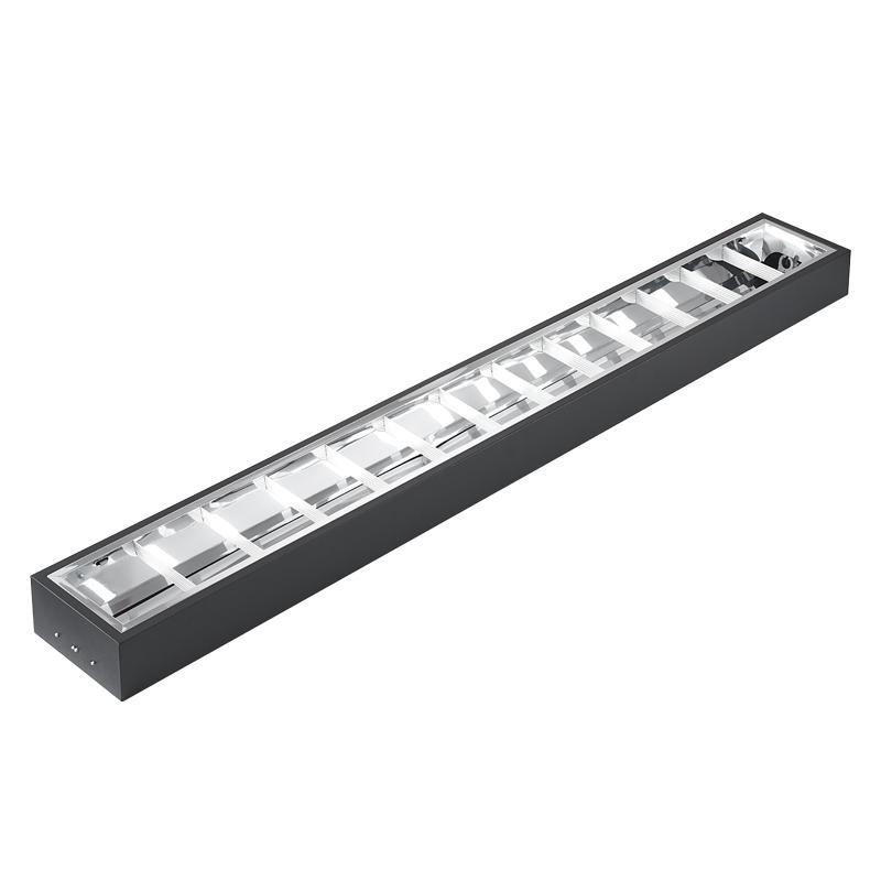 Čierne žiarivkové prisadené svietidlo na 2 x T8 ( 120cm LED trubica ) - TL301B – Obrázok 14