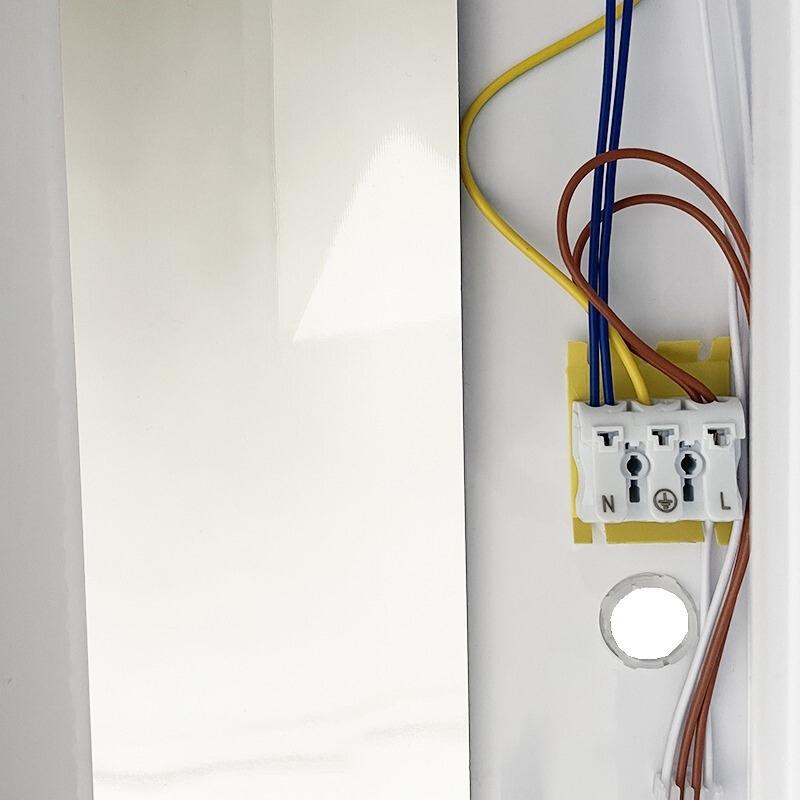 Biele žiarivkové prisadené svietidlo na 2 x T8 ( 120cm LED trubica ) - TL301 – Obrázok 2