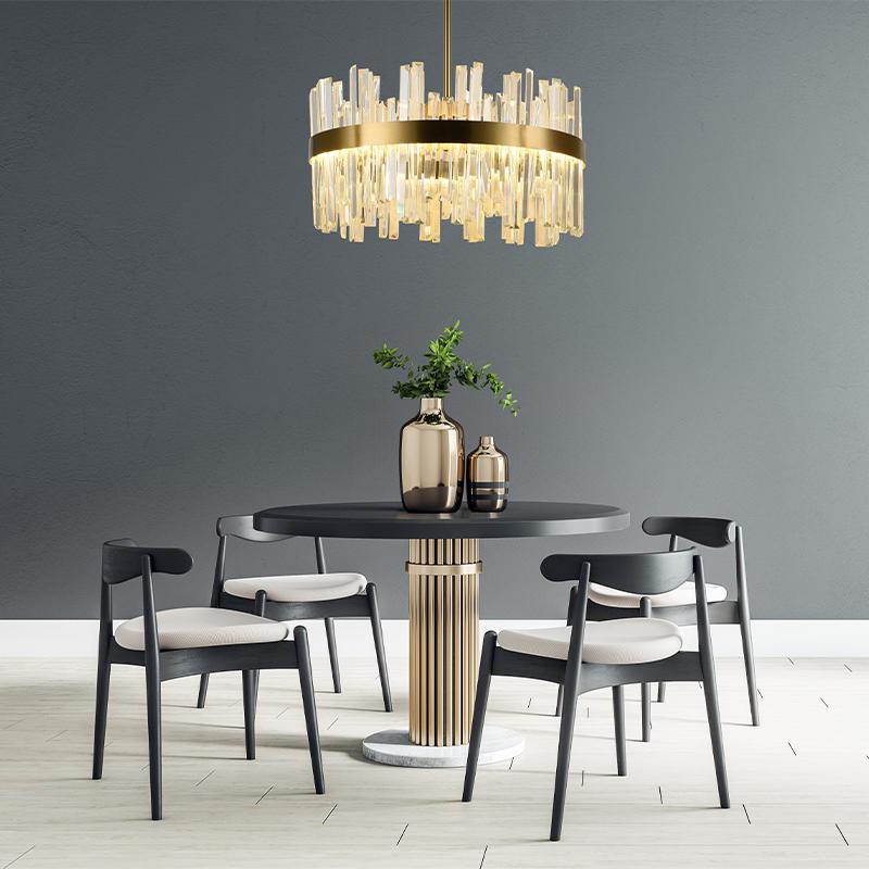 LED krištáľový luster + diaľkový ovládač 80W - J6335/C – Obrázok 2