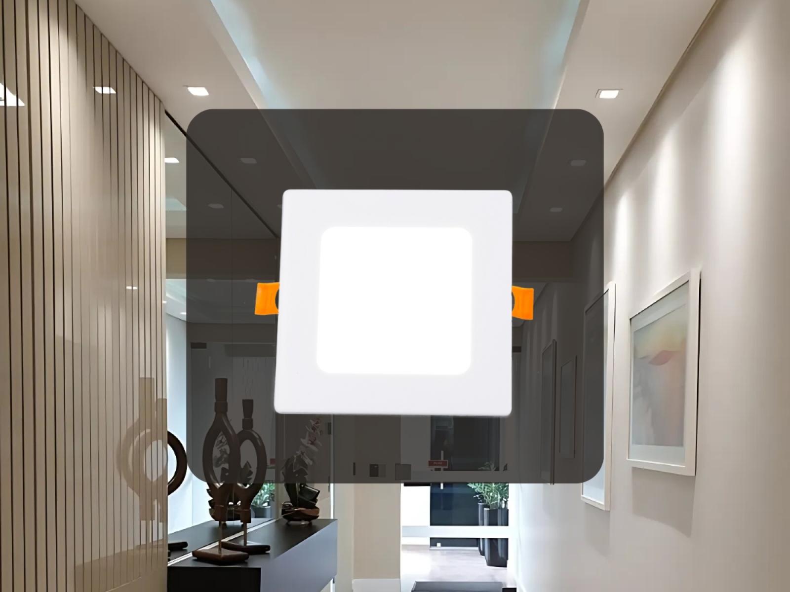 LED vsadený panel 6W / PS / SMD / 4000K / WH - LPL221 – Obrázok 5