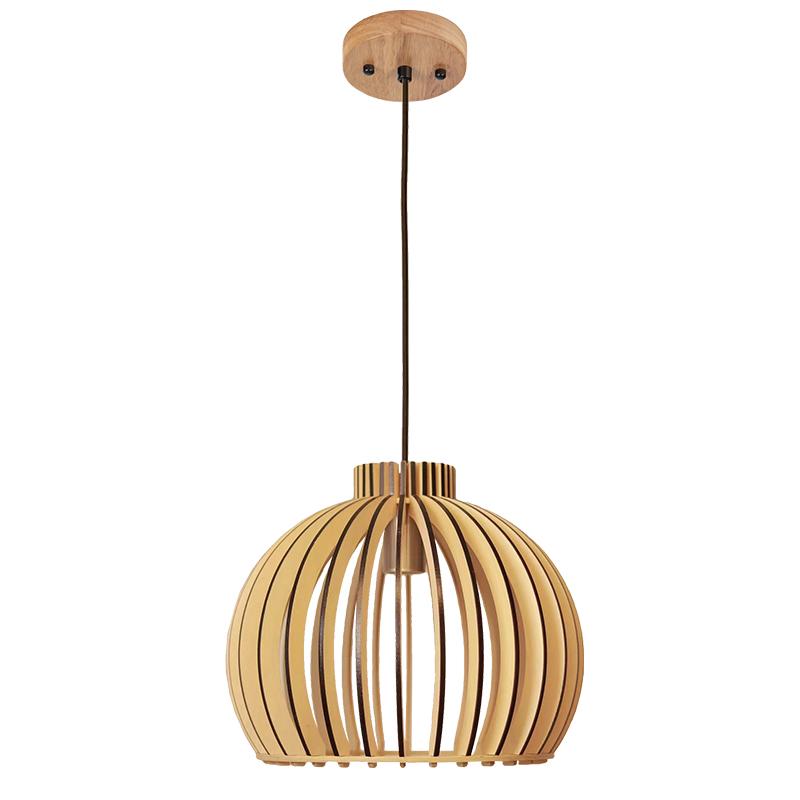 Závesný luster z masívneho dreva E27 / 450 - WRE142 – Obrázok 5