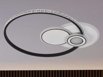 LED stropná lampa + diaľkový ovládač 80W - J1315/W