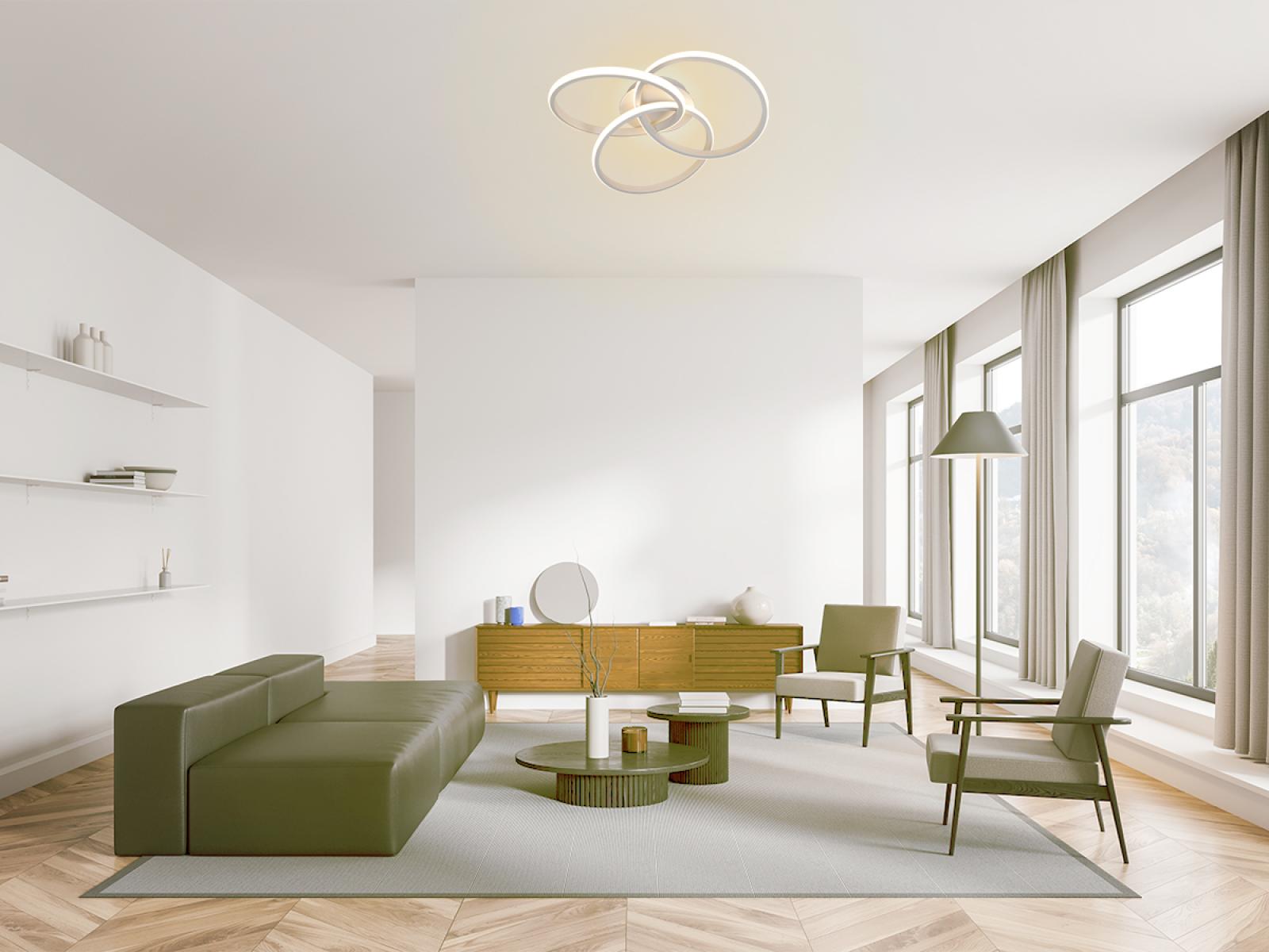 LED stropné svietidlo s diaľkovým ovládačom 70W - TA1328/W – Obrázok 3