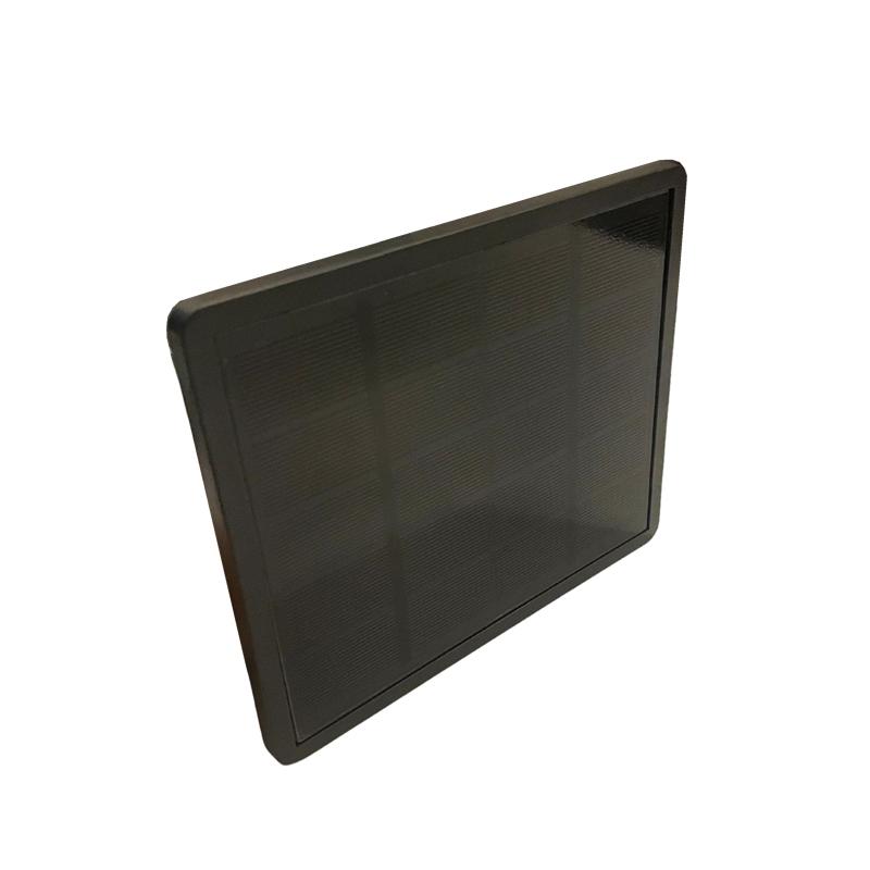 LED čierne vonkajšie solárne svietidlo so senzorom 12W / 3000K - 4100K - 6500K - LS022 – Obrázok 3