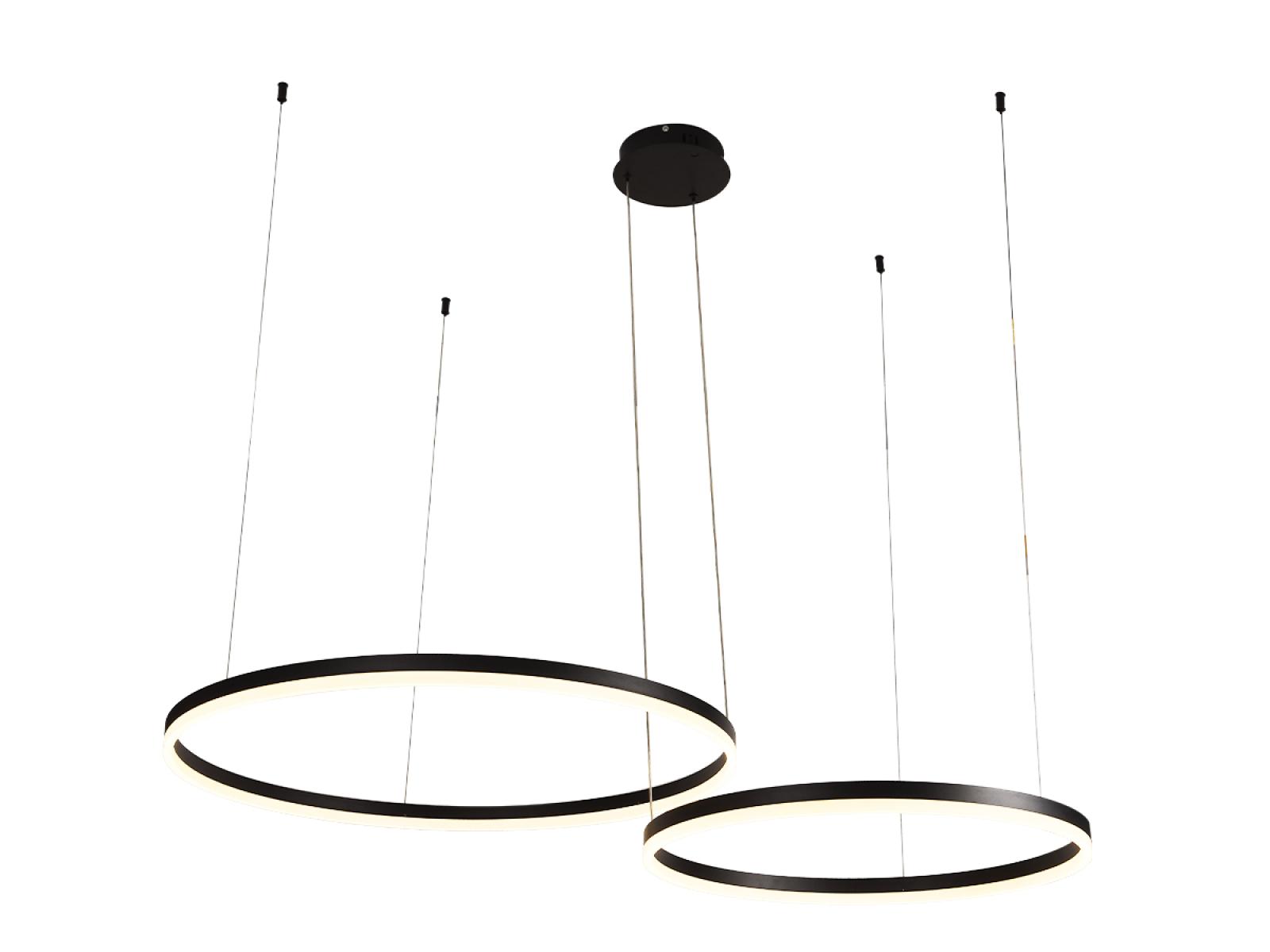 LED závesná lampa s diaľkovým ovládačom 70W – Obrázok 2