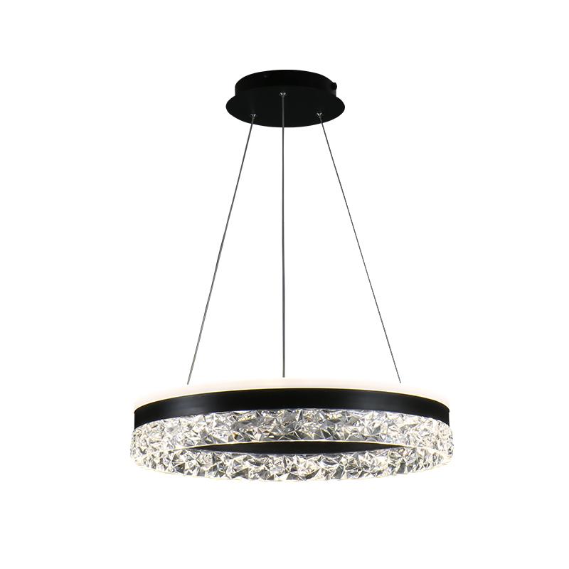 LED luxusné závesné krištáľové svietidlo s diaľkovým ovládačom 80W - TA2301/B – Obrázok 4