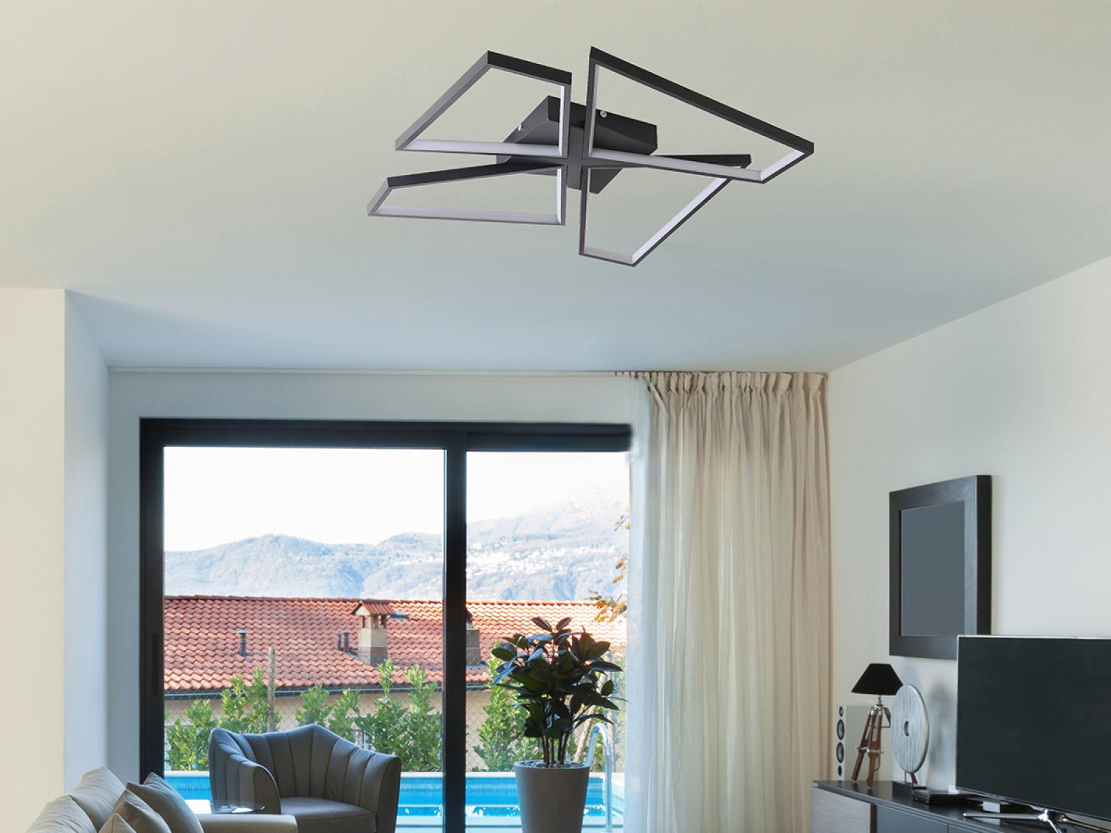 LED stropné svietidlo s diaľkovým ovládačom 115W - TA1312/B – Obrázok 3