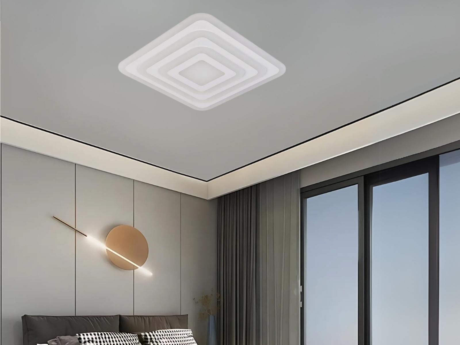 LED stropné svietidlo + diaľkový ovládač 95W - J1304/W – Obrázok 5