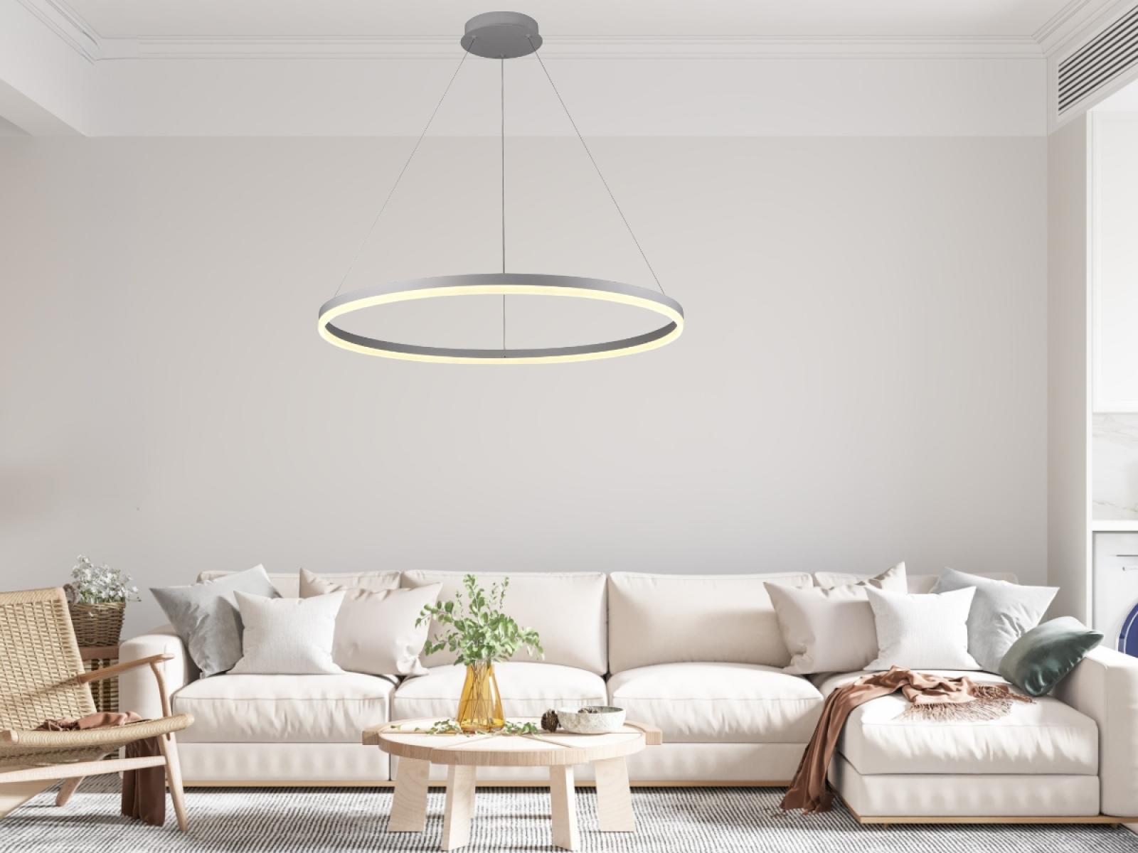 LED visiace svietidlo + diaľkový ovládač 55W - J4309/S – Obrázok 7