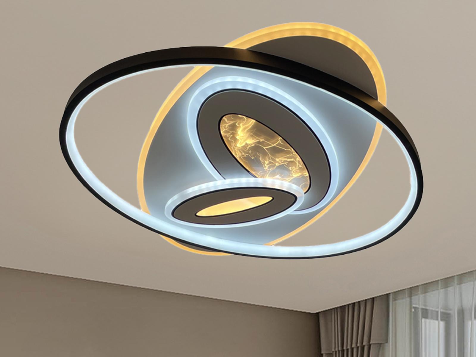 LED stropné svietidlo s diaľkovým ovládačom 105W - J1337/W – Obrázok 5