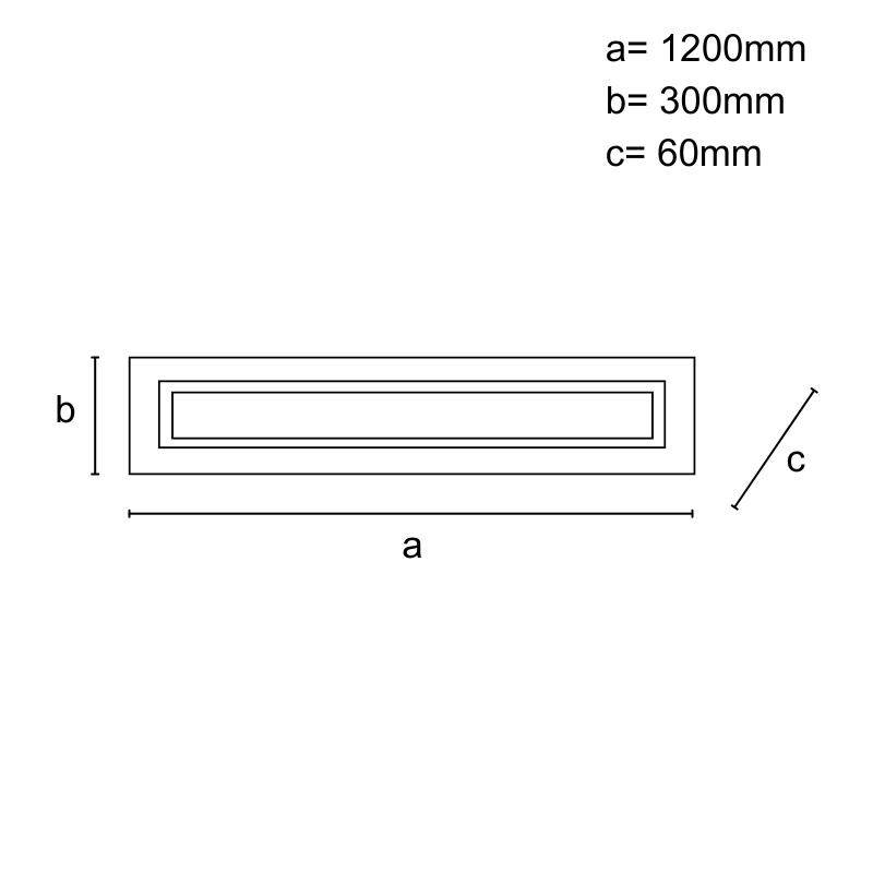 LED stropné svietidlo s diaľkovým ovládačom 55W - J1353/BW – Obrázok 2