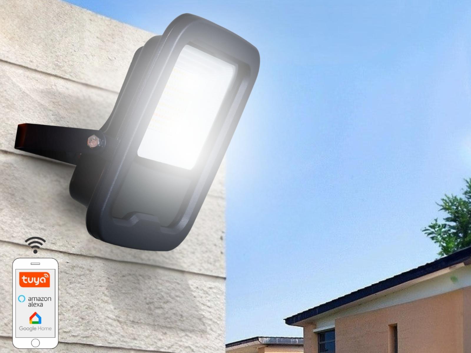 Vonkajší LED PROFI reflektor s WIFI a BLUETOOTH 30W / 3000K - 6500K + RGB / BK - LF6033W – Obrázok 3