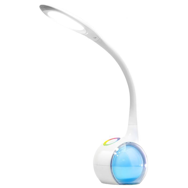 LED stolná lampa EMILY 7W stmievateľná + RBG - DL3401/W – Obrázok 3