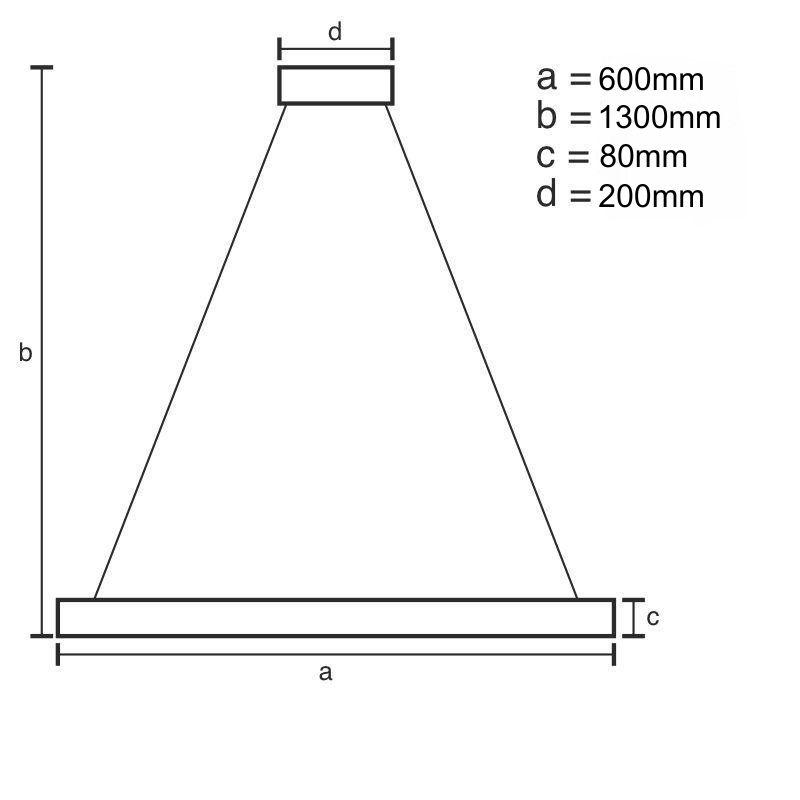 LED visiace svietidlo + diaľkový ovládač 50W - J4345/GCH – Obrázok 12
