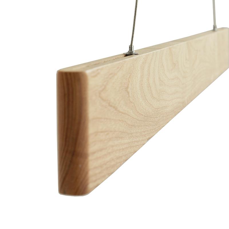 Drevený luster na lanku z masívneho dreva LED 22W / 1200 - WRL0121 – Obrázok 6