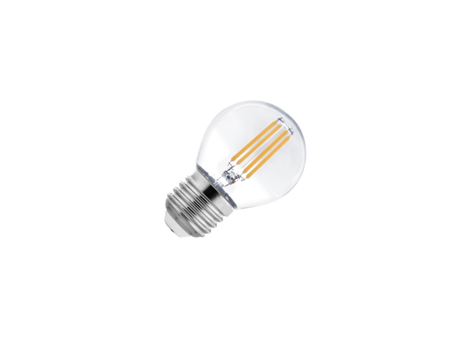 LED žiarovka / filament 4W - G45 / E27 – Obrázok 4