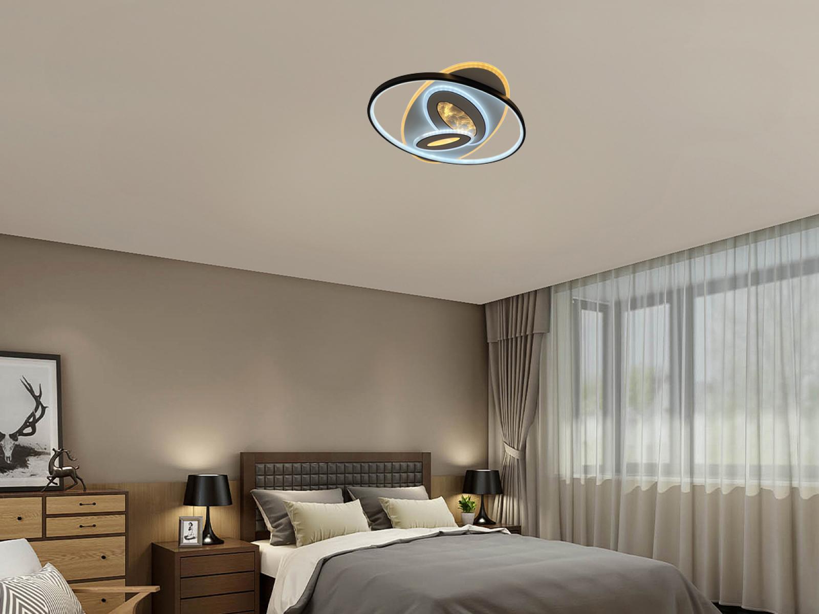 LED stropné svietidlo s diaľkovým ovládačom 105W - J1337/W – Obrázok 6