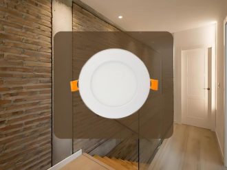 LED vsadený panel 6W / PR / SMD / 2800K / WH - LPL111