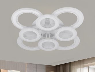 LED stropné svietidlo s diaľkovým ovládačom 200W - J3347/W