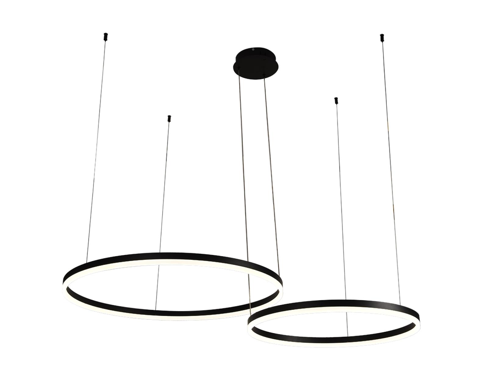 LED závesná lampa s diaľkovým ovládačom 70W – Obrázok 3