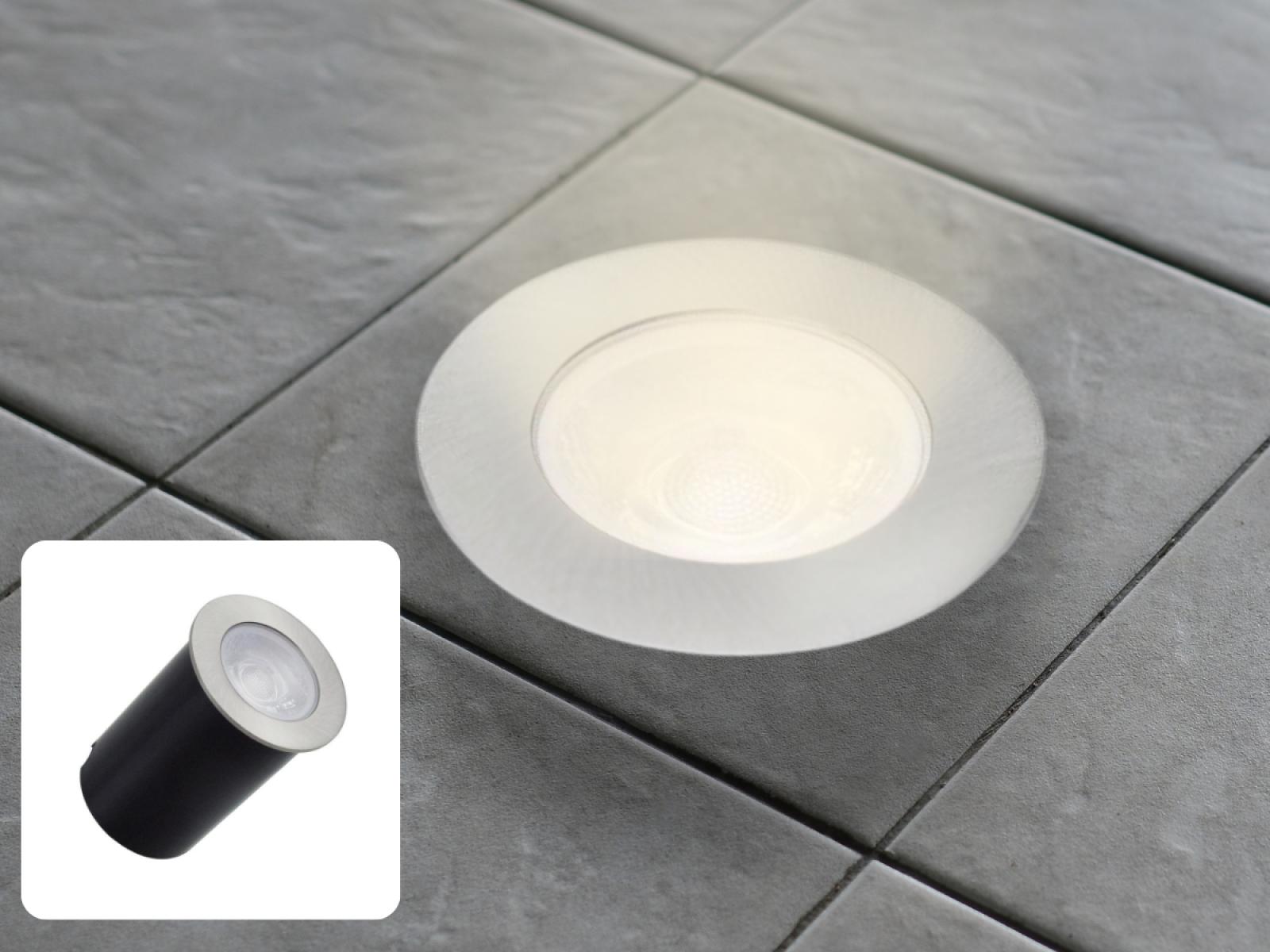 LED vonkajšie podlahové svietidlo 4W / IP67 GL501 / 2800K - LGL514 – Obrázok 5