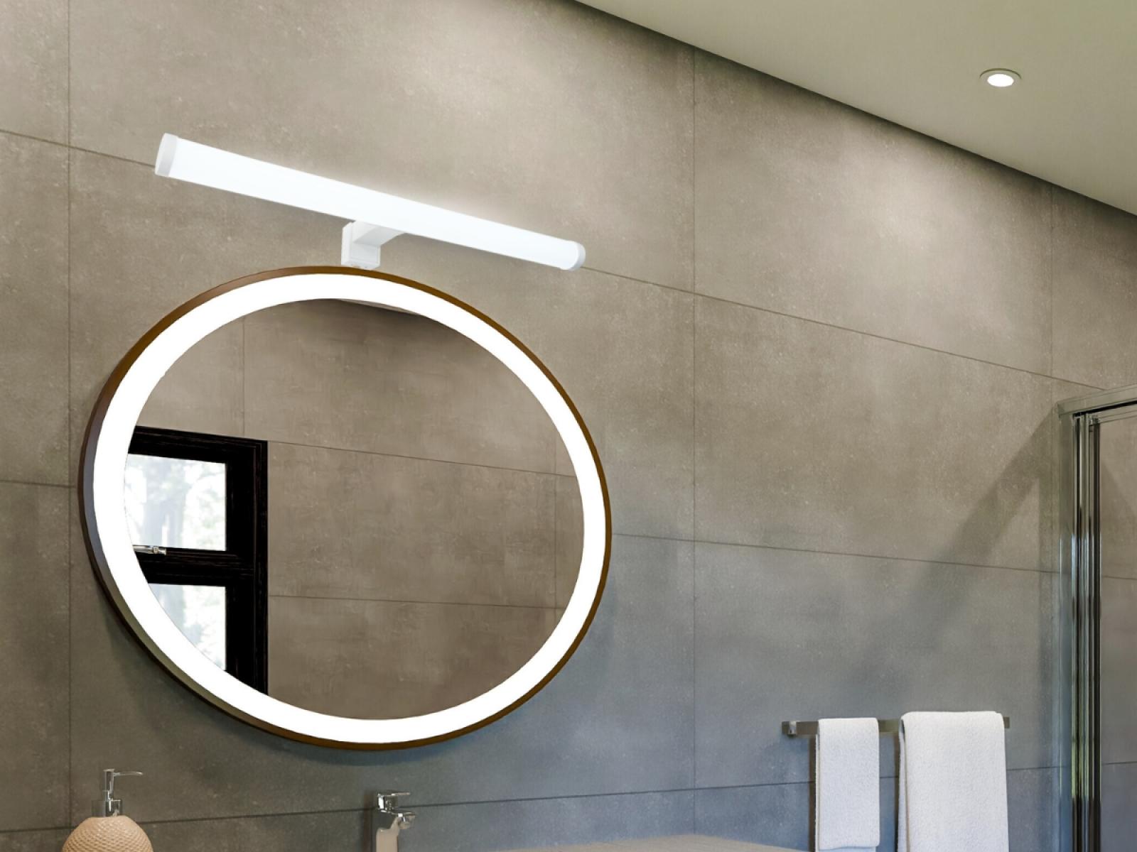 LED kúpeľňové svietidlo 10W / IP44 / 450 / 4000K - LNL7721/WH – Obrázok 14