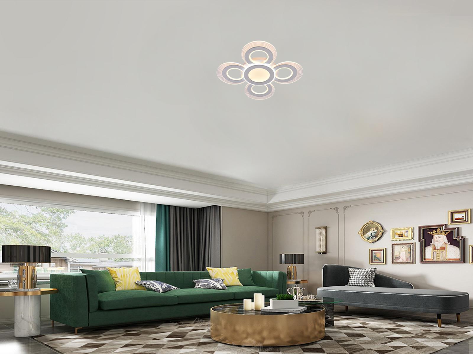 LED stropné svietidlo s diaľkovým ovládačom 105W - J3351/W – Obrázok 7