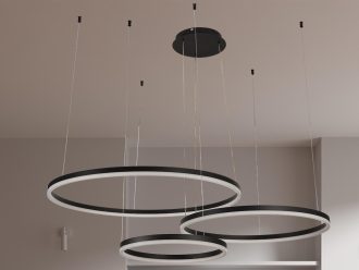 LED závesné svietidlo s diaľkovým ovládačom 125W