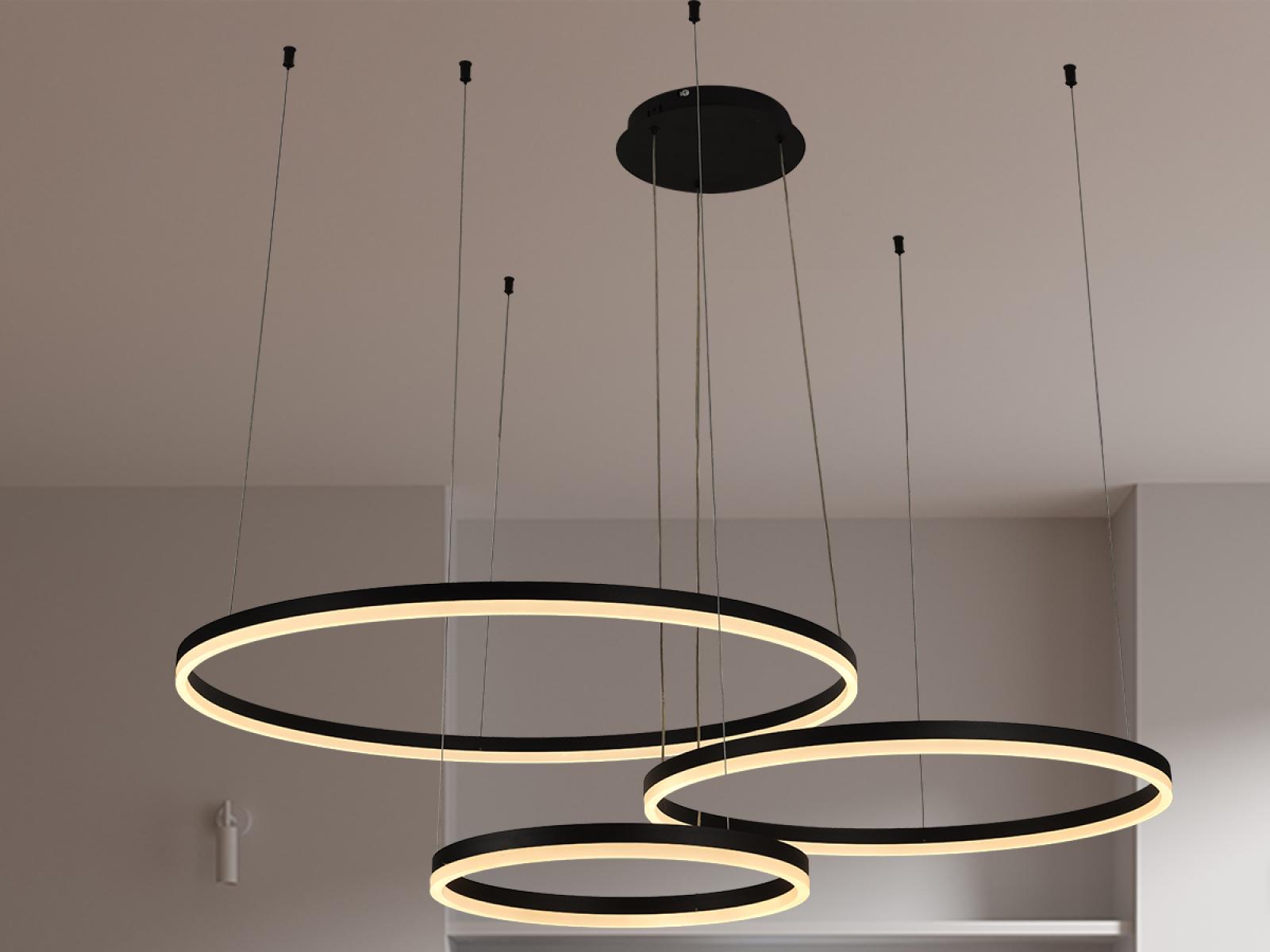 LED závesné svietidlo s diaľkovým ovládačom 125W – Obrázok 4