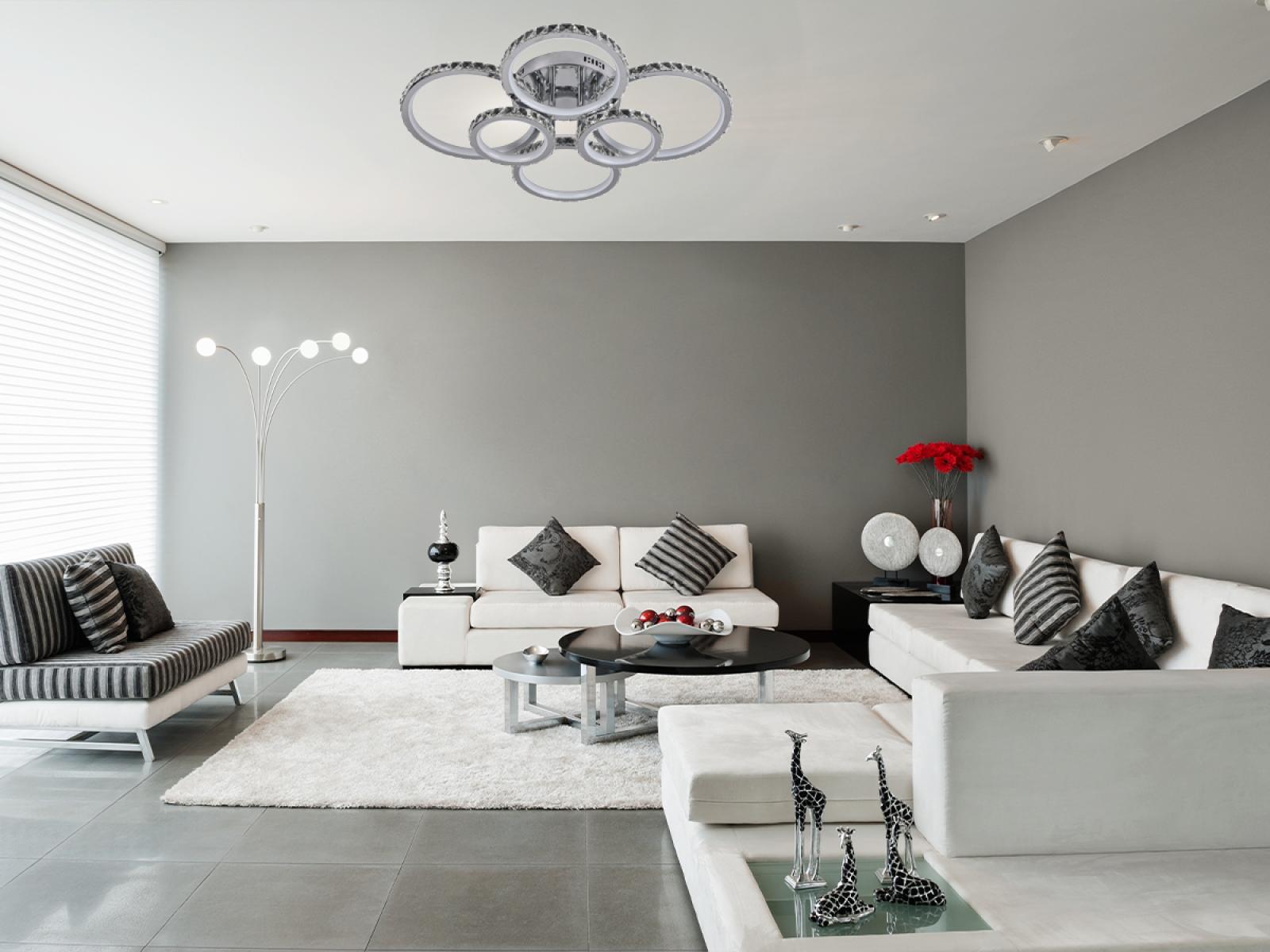 LED stropné svietidlo + diaľkový ovládač 205W - J2301/CH – Obrázok 2