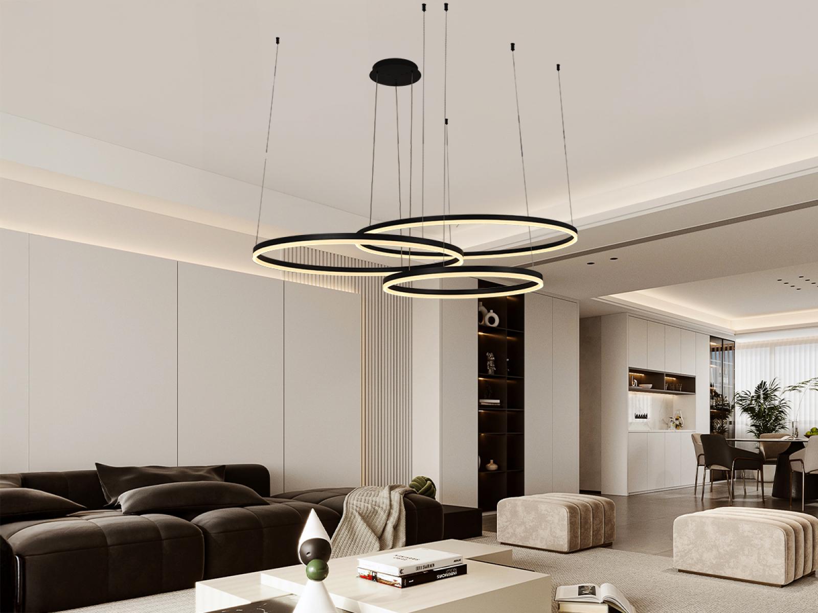 LED závesné svietidlo + diaľkový ovládač 170W - J4385/B – Obrázok 3