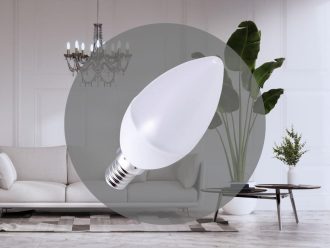 LED žiarovka 5W - C37 / E14 / SMD