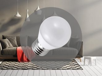 LED žiarovka 5W - G45 / E27 / SMD
