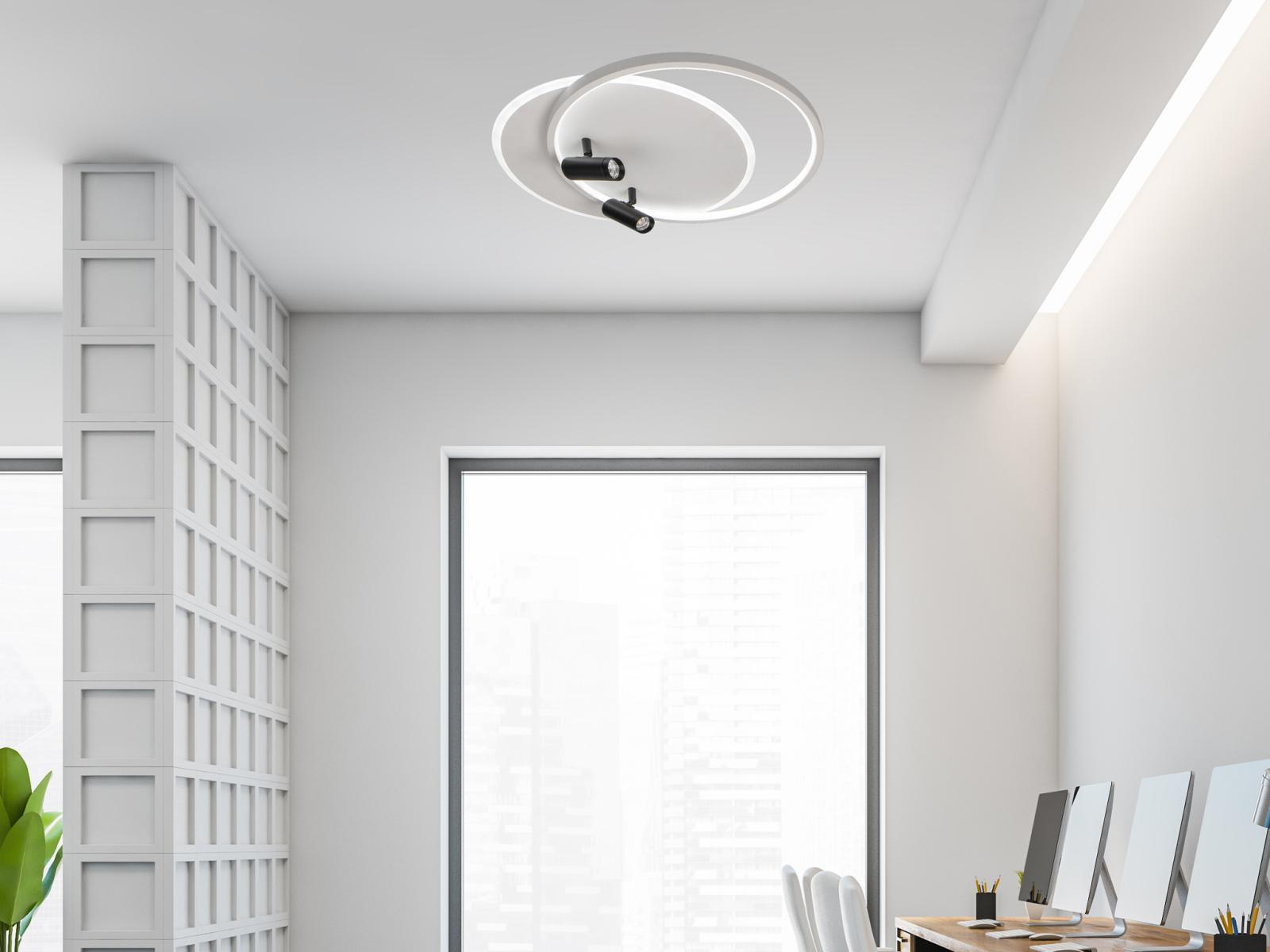 LED stropné svietidlo s diaľkovým ovládačom 65W - TB1310/WB – Obrázok 5