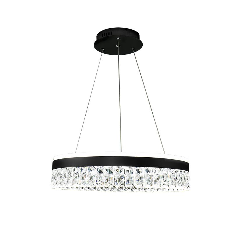 LED luxusné závesné krištáľové svietidlo s diaľkovým ovládačom 90W - TA2300/B – Obrázok 3