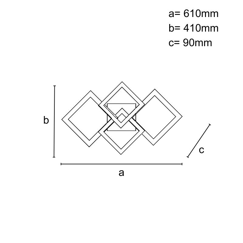 LED stropné svietidlo s diaľkovým ovládačom 175W - J3352/B – Obrázok 5