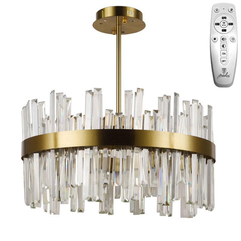 LED krištáľový luster + diaľkový ovládač 80W - J6335/C – Obrázok 13