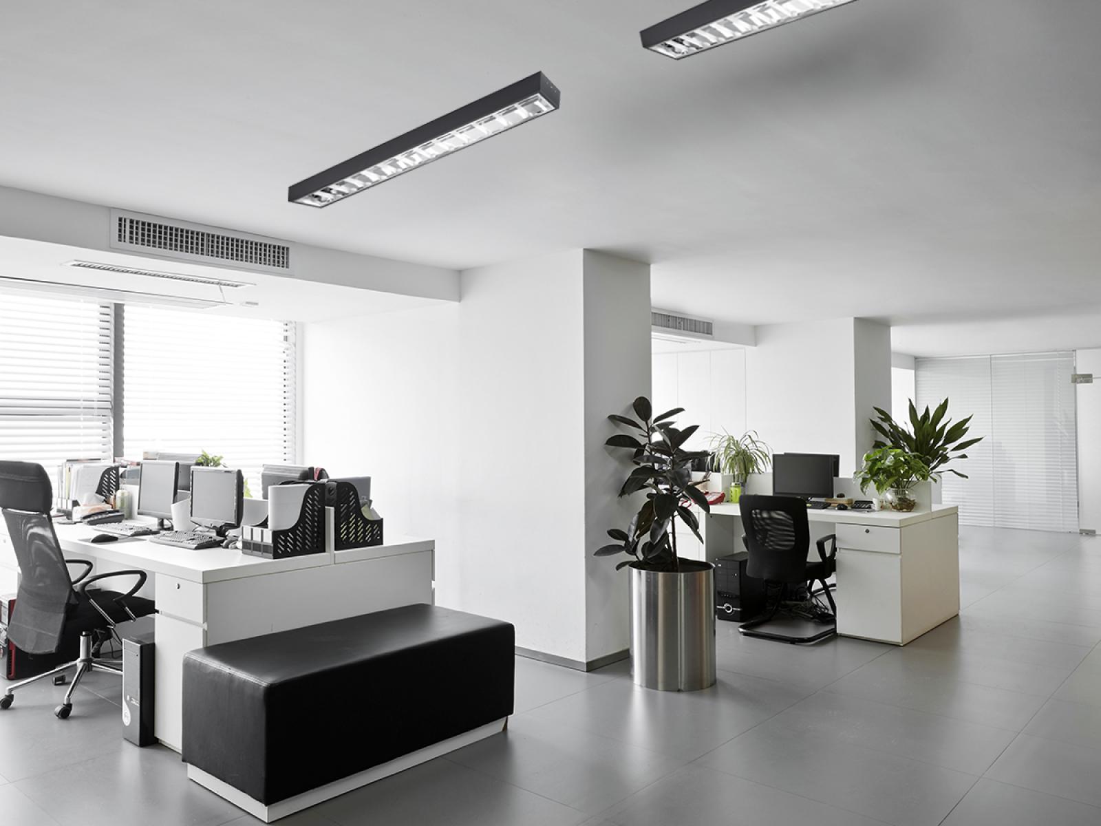 Čierne žiarivkové prisadené svietidlo na 2 x T8 ( 120cm LED trubica ) - TL301B – Obrázok 15