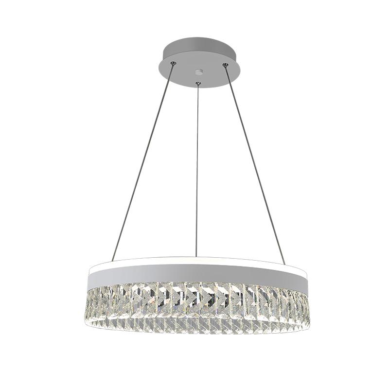 LED luxusné závesné krištáľové svietidlo s diaľkovým ovládačom 90W - TA2300/W – Obrázok 14