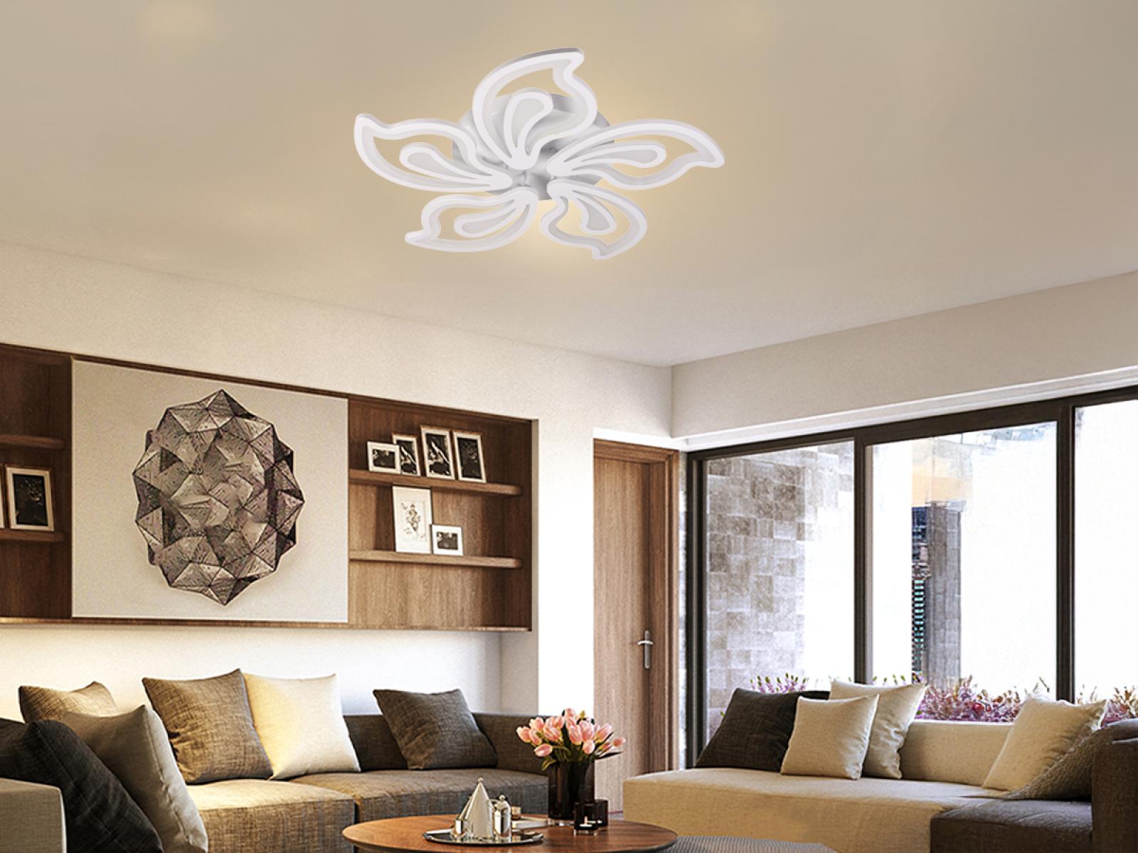 LED stropná lampa + diaľkový ovládač 125W - J3316/W – Obrázok 2