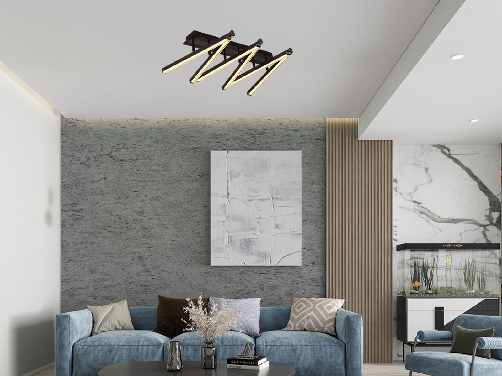 LED stropné svietidlo s diaľkovým ovládačom 75W - J3371/BCH – Obrázok 13