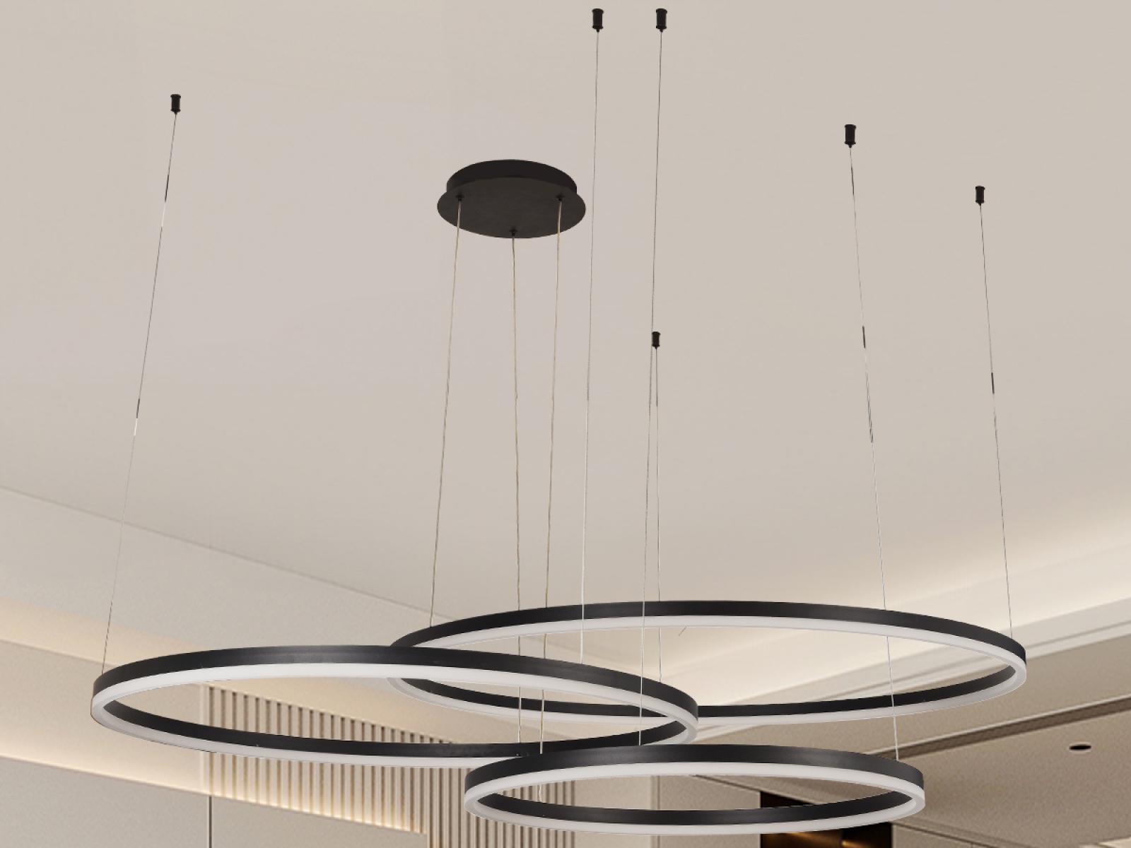LED závesné svietidlo + diaľkový ovládač 170W - J4385/B