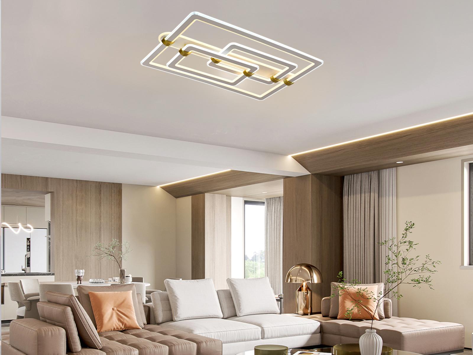 LED stropné svietidlo s diaľkovým ovládačom 280W - J3343/W – Obrázok 8