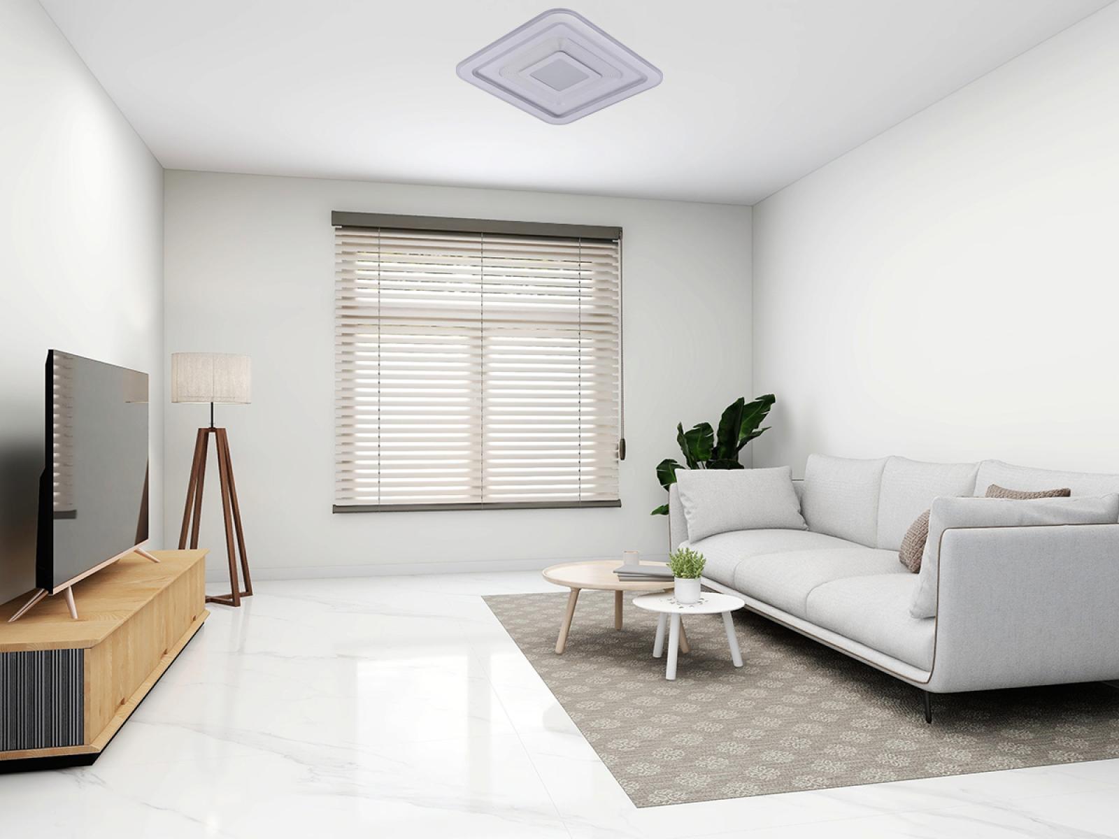 LED stropné svietidlo + diaľkový ovládač 105W - J1322/W – Obrázok 15