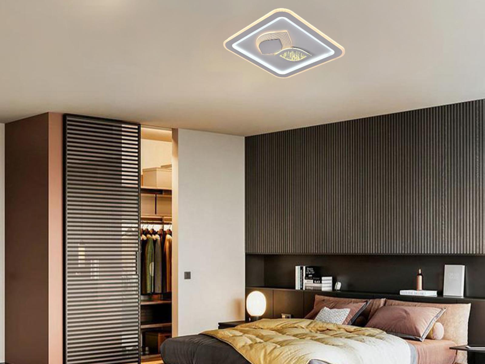 LED stropná lampa + diaľkový ovládač 95W - J1313/W – Obrázok 10
